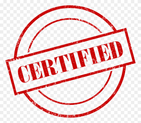 Печать сертифицировано