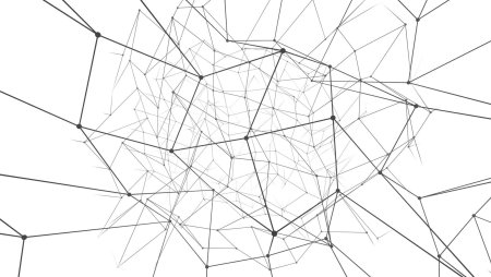 Геометрический фон синий с белым