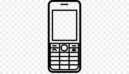 Шаблон сотового телефона