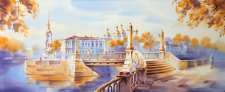 Константин Кузема акварель