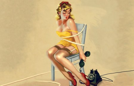 Пин ап обои