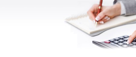 Бухгалтерский учет на белом фоне