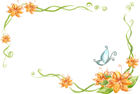 Цветочная рамка