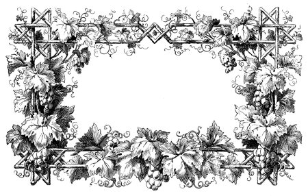 Виноградная лоза орнамент