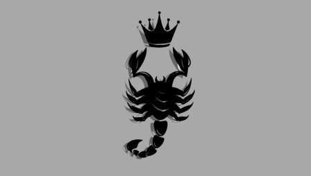Скорпион с короной