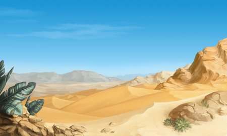 Пустыня 2д Оазис