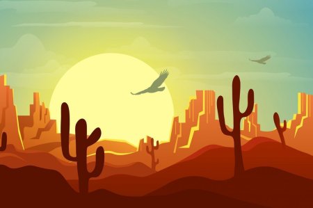 Стилизованная пустыня