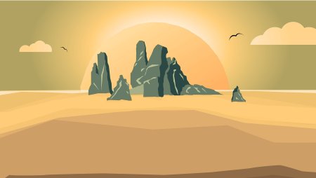 Стилизованная пустыня