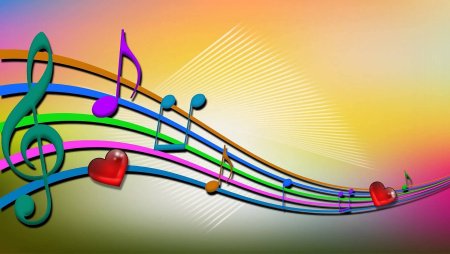 Музыкальные инструменты фон