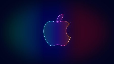 Apple logo 4k