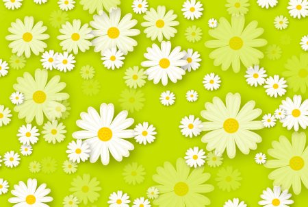 Фон ромашки