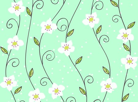 Фон цветы вектор