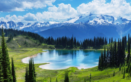 Озеро Морейн в Канаде