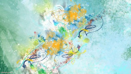 Весна абстракция