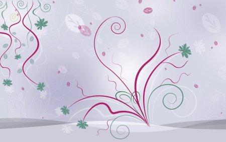 Абстрактные цветы вектор