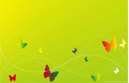 Бабочки летают
