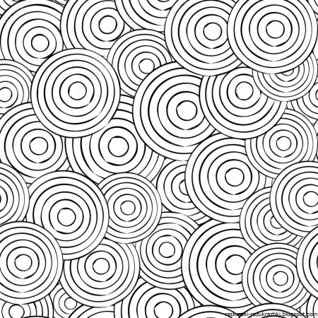 Геометрический узор в круге