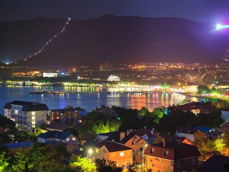 Геленджикская бухта панорама