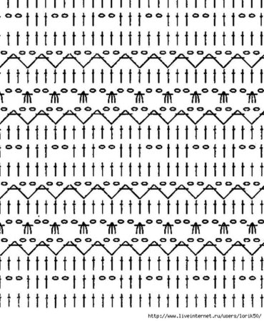 Простые образцы схемы вязания крючком
