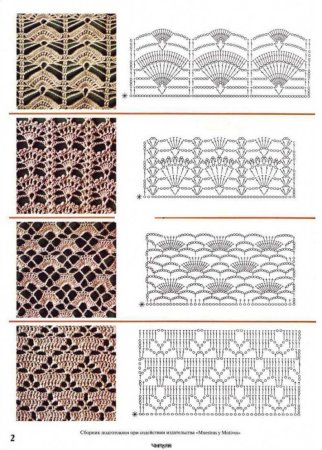 Цветы безотрывное вязание крючком схемы