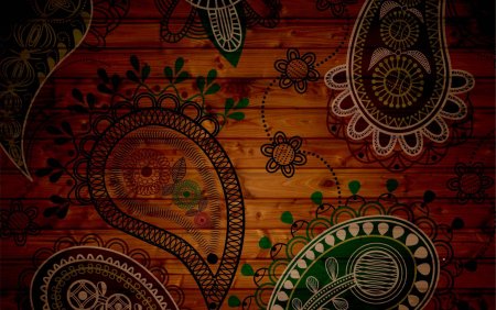 Хохлома фон