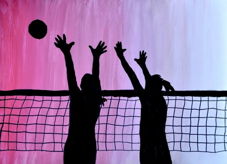 Волейбол силуэт