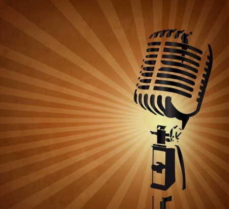 Стильный микрофон
