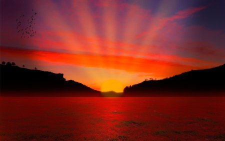 Закат солнца