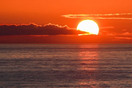 Закат горизонтально