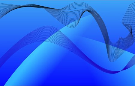 Синяя абстракция