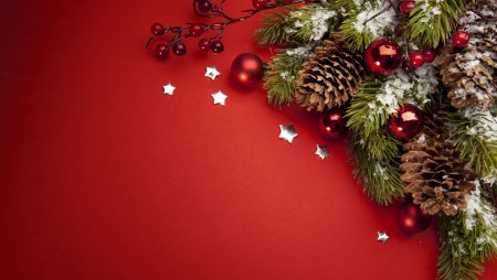 Заставка на рабочий стол зимняя Новогодняя