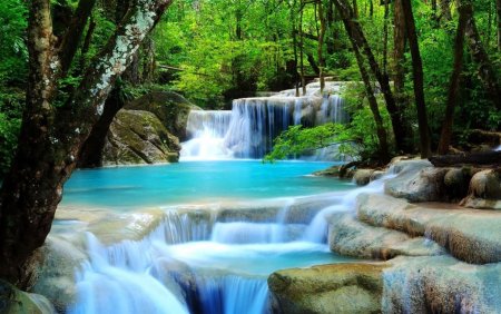 Красивые пейзажи с водопадами