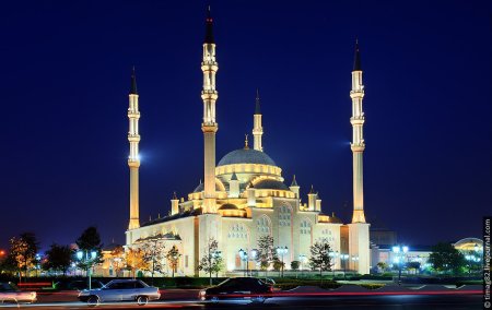 Красивые мечети в Грозном