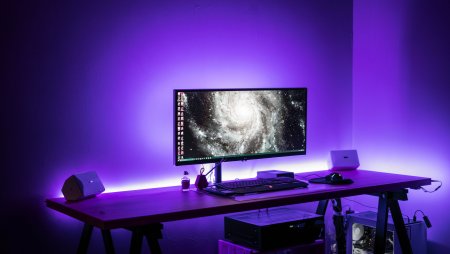 Led подсветка компьютерного стола