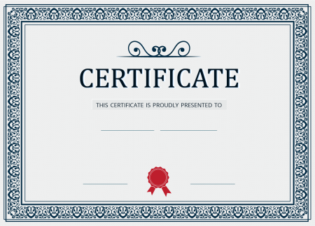 Бланк свидетельства