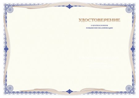 Винтажная рамка для сертификата