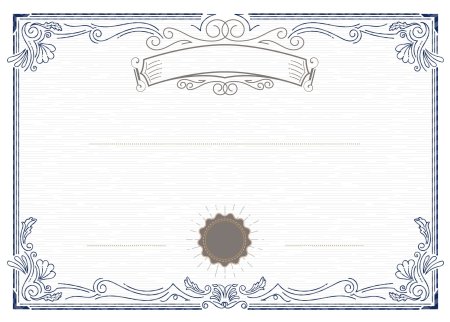 Сертификат шаблон