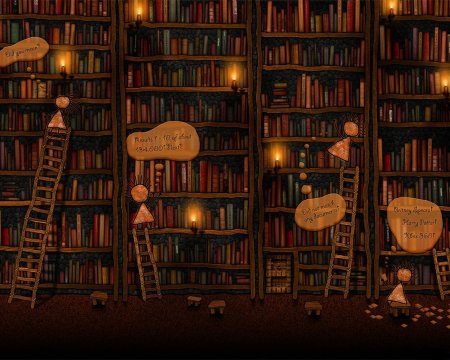 Книжные полки арт
