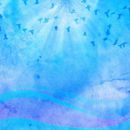 Нежно голубой фон