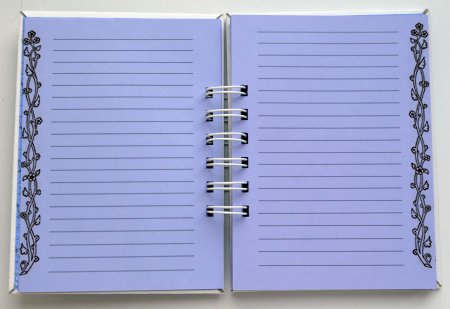 Открытая тетрадь