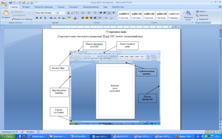 Текстовый процессор Microsoft Word 2007