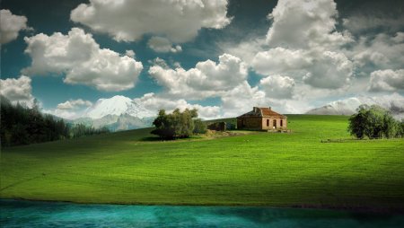 Осенний водопад