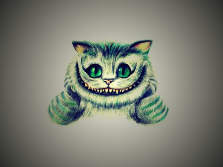 Чеширский кот обои
