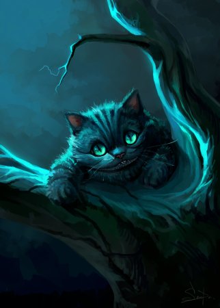 Чеширский кот из Алисы в Зазеркалье