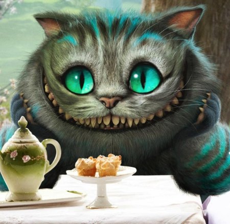 Чеширский кот розовый