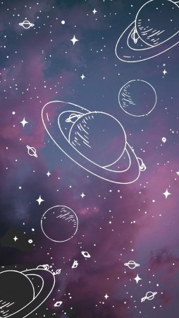 Космический фон для сторис