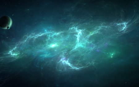 Бирюзовый космос