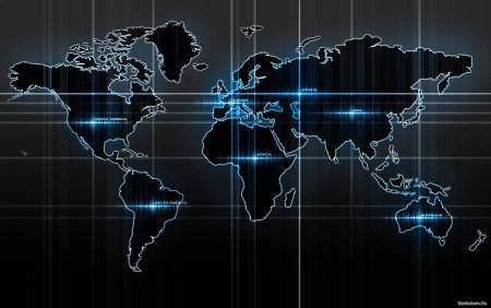 Карта мира фон