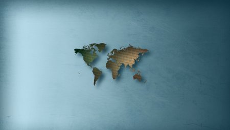 Обои на рабочий стол карта мира