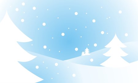 Снежный фон